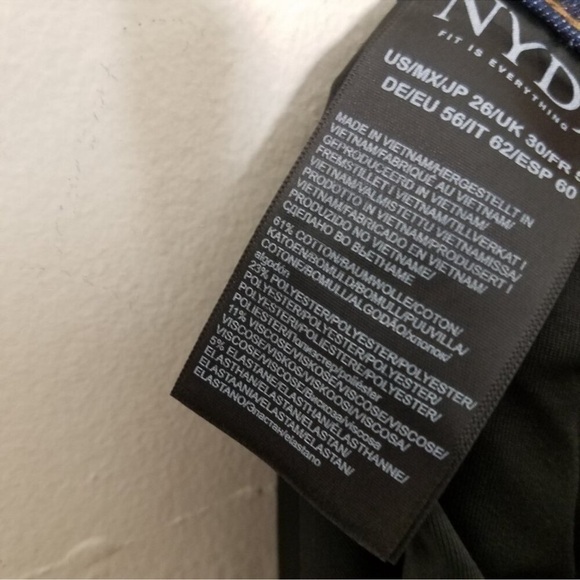 NWT NYDJ Curves 360 Shape Crop Jeans Stretch Blue Plus Size 26 - Picture 4 of 4